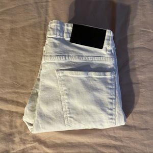 MENS WHITE ZARA JEANS